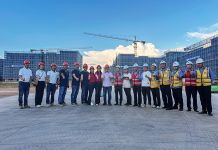 Nature&acute;s Mark 集團(tuán)黃忠國總裁一行蒞臨福建凱爾邁項目部指導(dǎo)工作